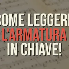 Impara a leggere l'armatura in chiave con questo spartito musicale.