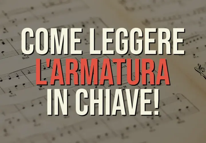 Impara a leggere l'armatura in chiave con questo spartito musicale.